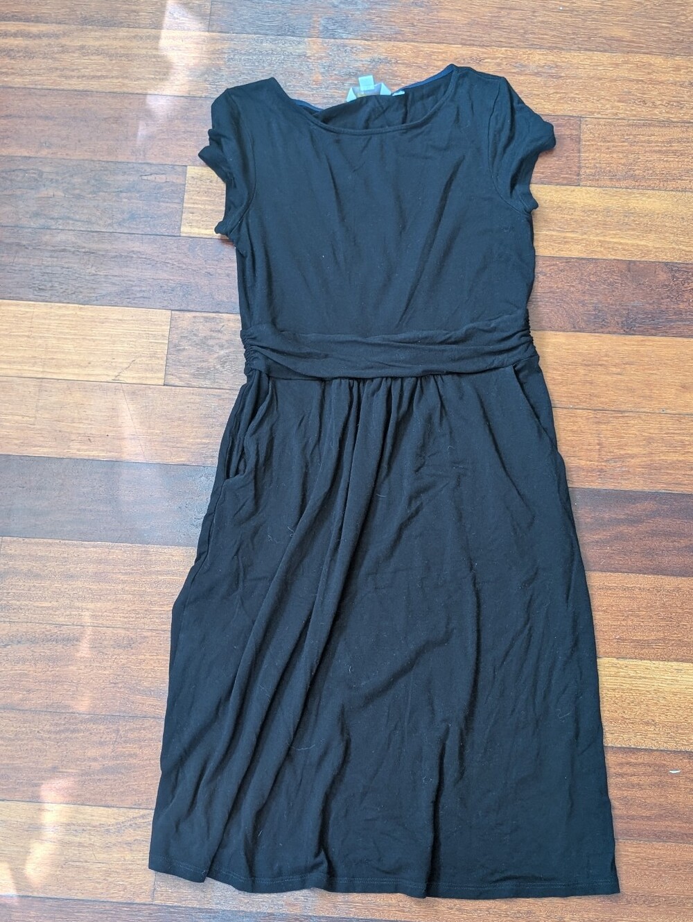 Boden Women's Black Knit Dress Pockets